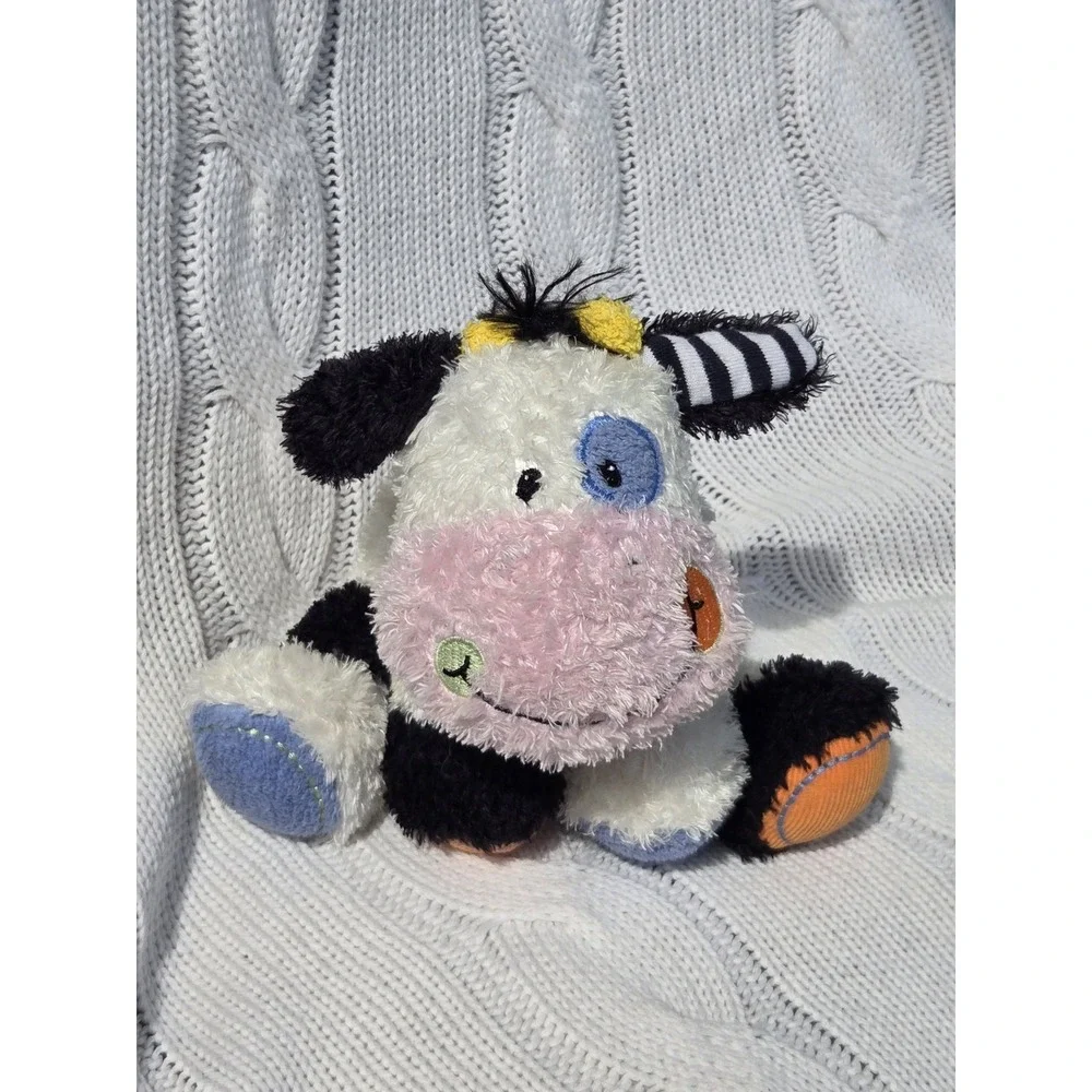Mary‎ Meyer Cheery Cheeks Cow Retired Weighted Stuffed Animal Patchwork Sensory